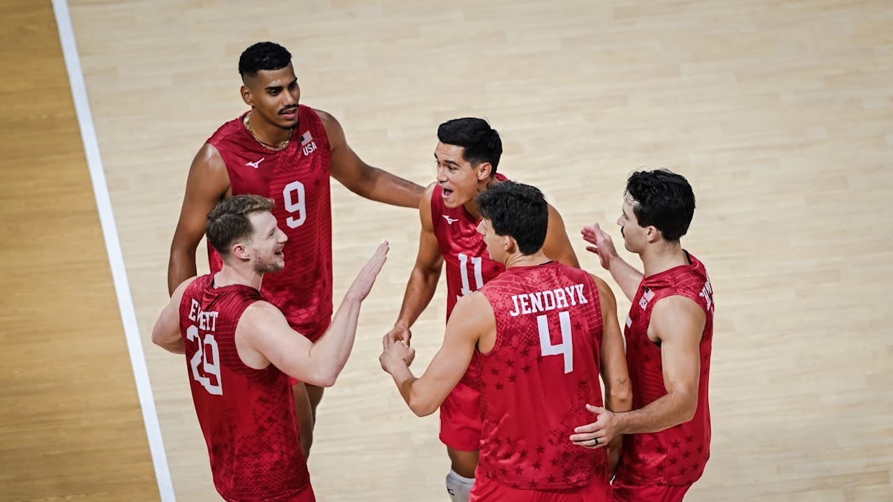 Team USA zoom past Colombia for triumphant start in 2025 FIVB Men